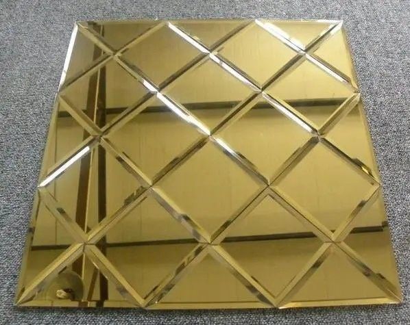 Rough Edge Decorative/Alumínio/Pedra LED Mirror Glass Para Banheiro
