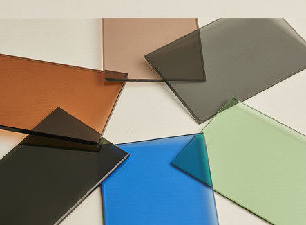 Processamento plano de vidro tintado com cores verde escuro/cinza escuro/azul Ford/bronce, etc.