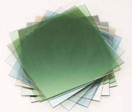 Processamento plano de vidro tintado com cores verde escuro/cinza escuro/azul Ford/bronce, etc.