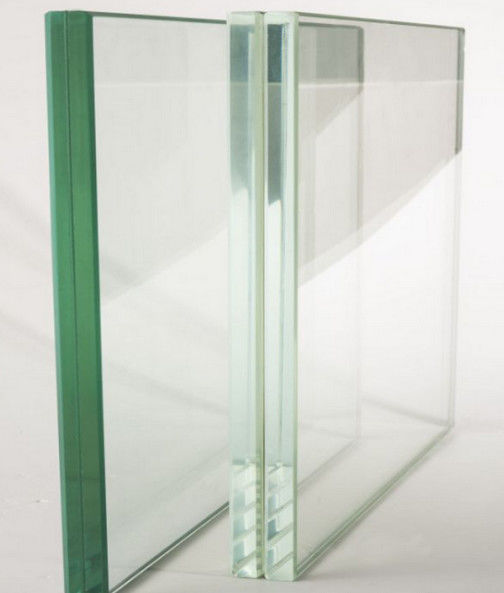 PVB Vidro laminado temperado plano com cores verde/cinzento/bronce