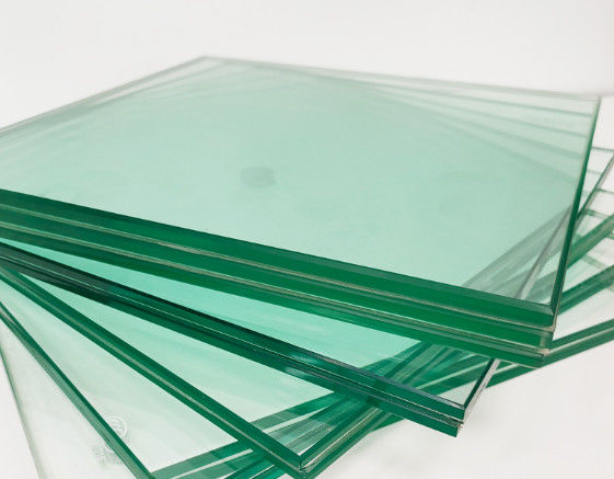 PVB Vidro laminado temperado plano com cores verde/cinzento/bronce