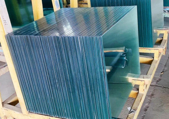 Vidro de flutuação transparente de 3 mm-15 mm, vidro laminado de segurança temperado com baixa E para portas/janela exterior/partições interiores