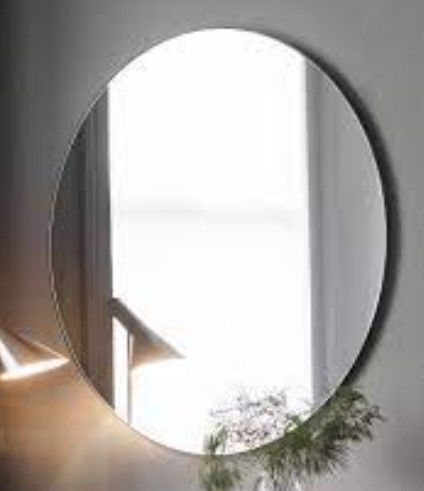 Longo Período de Vida Moderno Espelho de Parede Decorativo Vidro com Margem de Beveled e acabamento de Prata