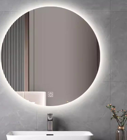 Longo Período de Vida Moderno Espelho de Parede Decorativo Vidro com Margem de Beveled e acabamento de Prata