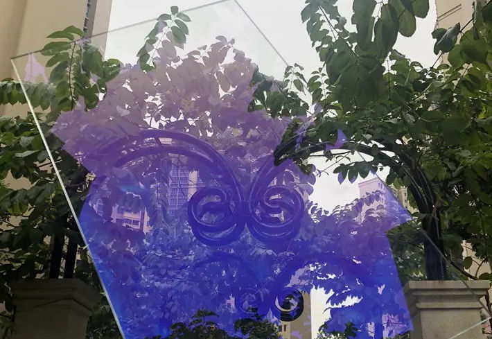 Vidro refletor flutuante de cor de ferro muito claro, temperado
