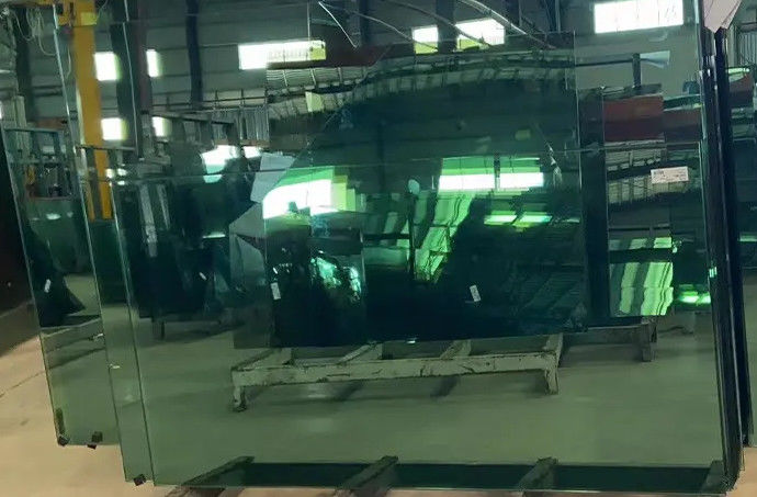 Vidro refletor flutuante de cor de ferro muito claro, temperado