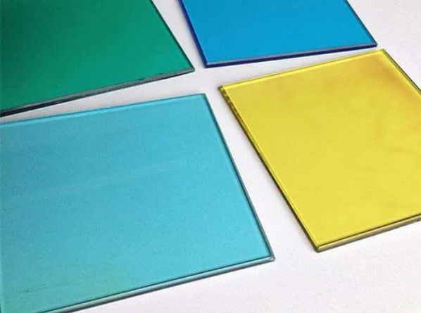3mm-15mm vidro flutuante tintado claro/vidro laminado/vidro temperado/vidro refletor com verde escuro/cinza/bronce para B