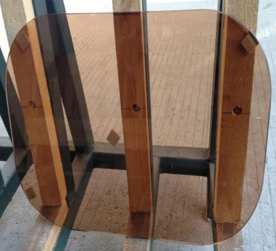 Temperamento de vidro refletor de cor flutuante transparente para decoração e construção