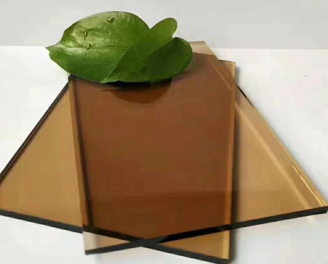 Vidro tintado de cor lisa para janela e porta
