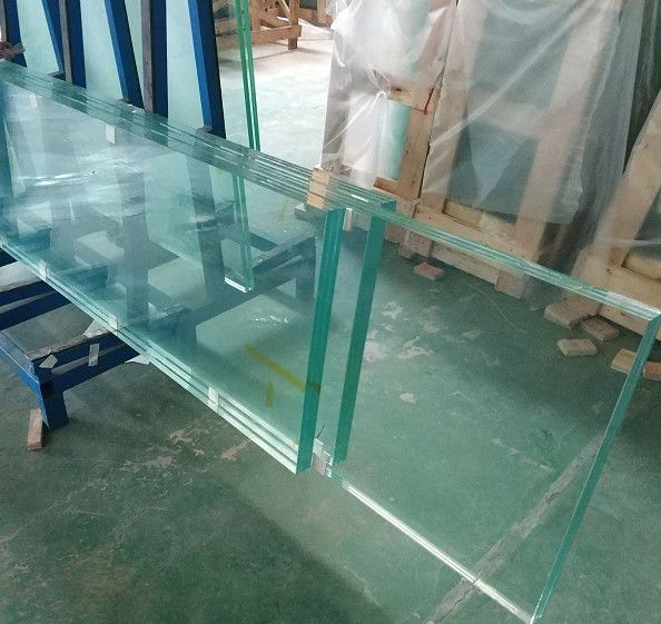 Gráfico 6.38mm~40.28mm PVB Vidro laminado temperado Dimensão personalizada Espessura