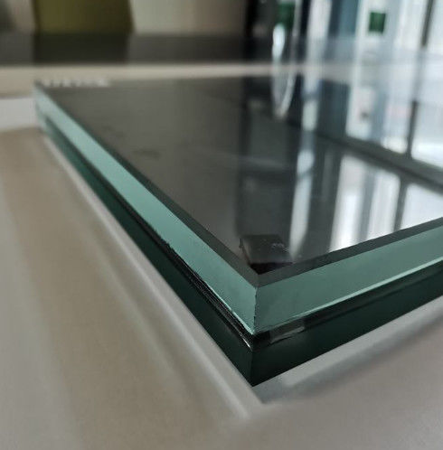 Gráfico 6.38mm~40.28mm PVB Vidro laminado temperado Dimensão personalizada Espessura