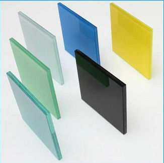 Vidro de segurança laminado temperado Dimensões e cores personalizadas para qualquer aplicação