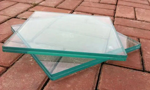 6.38/8.38/10.38/12.38 mm Borda polida vidro laminado de segurança transparente ou colorido