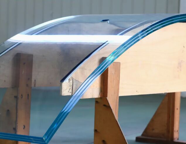 Alta qualidade Jumbo Over Size Grande PVB Sgp Flat/Compound Curved Laminated Tempered Toughened Insulating Glass Bent CE/CSI/SGCC Certificado