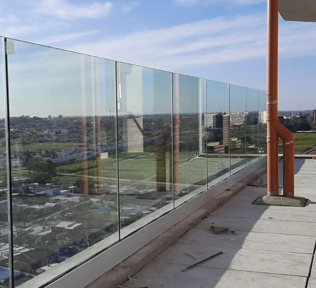 4.38-40.28mm Vidro Laminado Temperado Fosco Jateado com Ácido PVB/SGP de Segurança, Vidro Laminado para Muro de Guarda-Corpo de Cercas