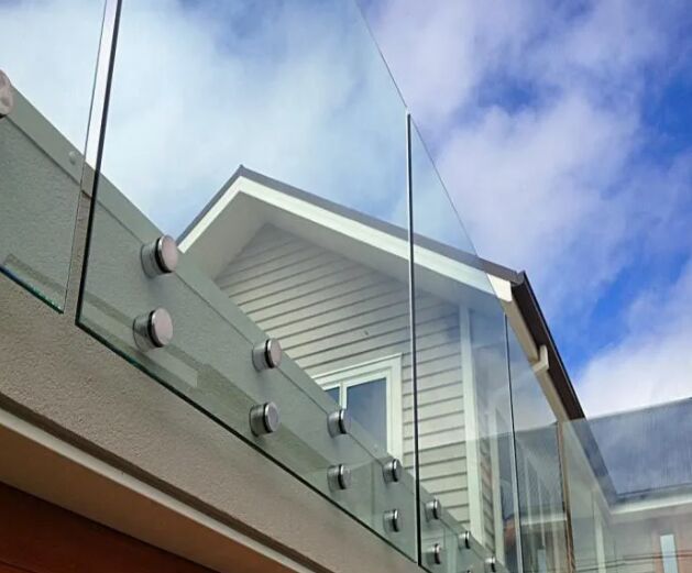 6.76-12.38mm Edifício laminado Temperado Decorativo Construção Escalão de Segurança Vidro