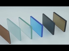 Resistência ao calor Vidro laminado endurecido para janelas de segurança